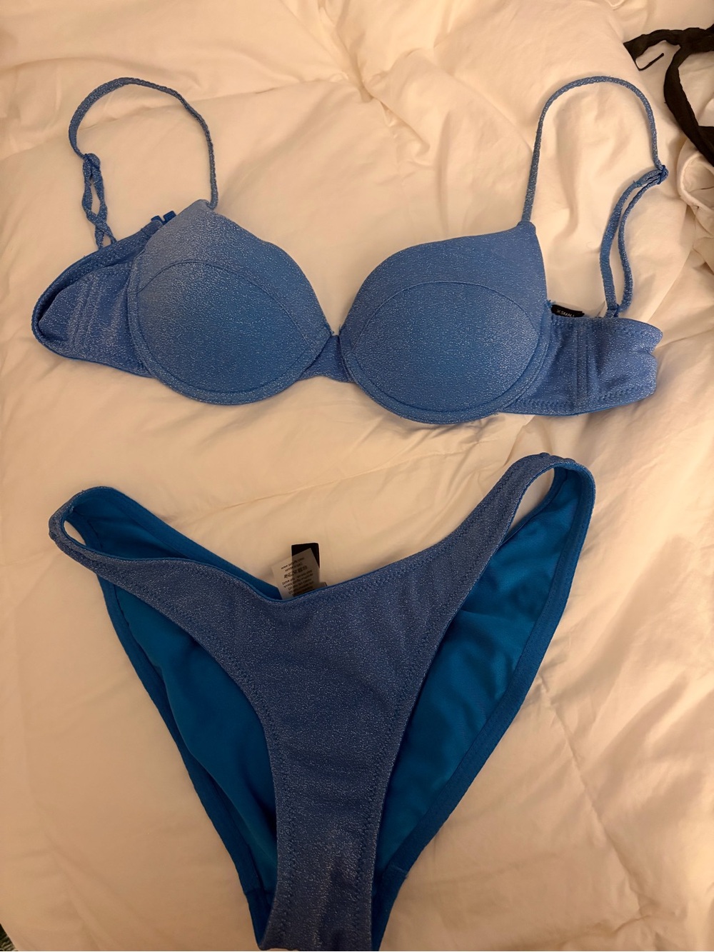 triangl swimwear Sparkling Blue Bikini Set